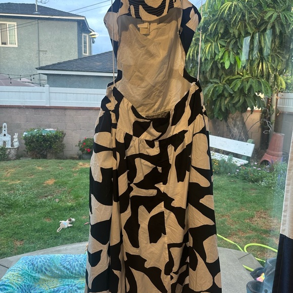 Abercrombie & Fitch Black and White Maxi Dress - Picture 12 of 14
